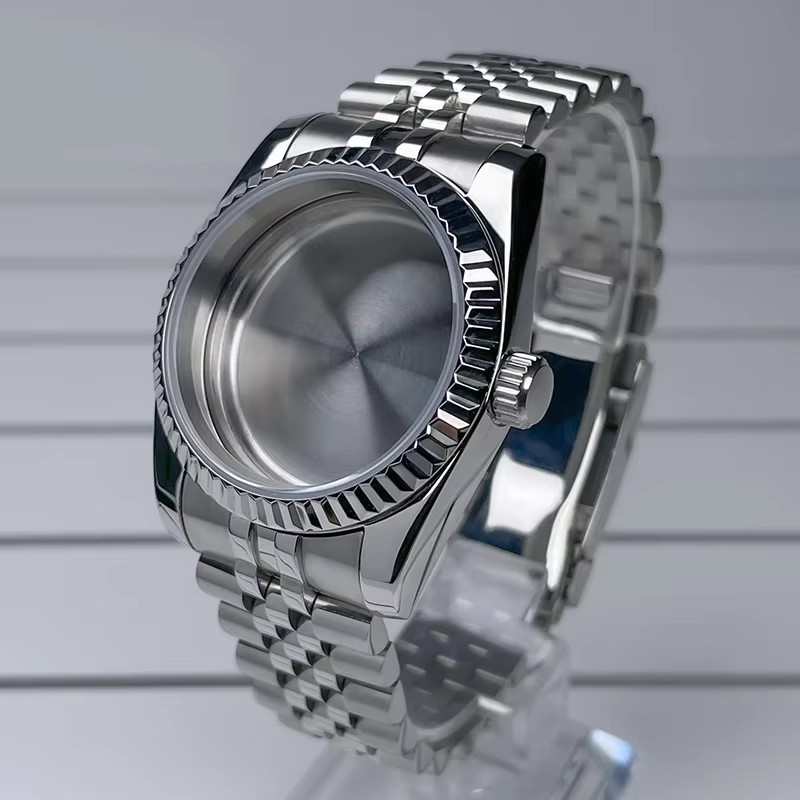36Mm/39Mm NH35 Case Fluted DJ Bezel Sapphire Glass 316L Soild Stainless Steel Se