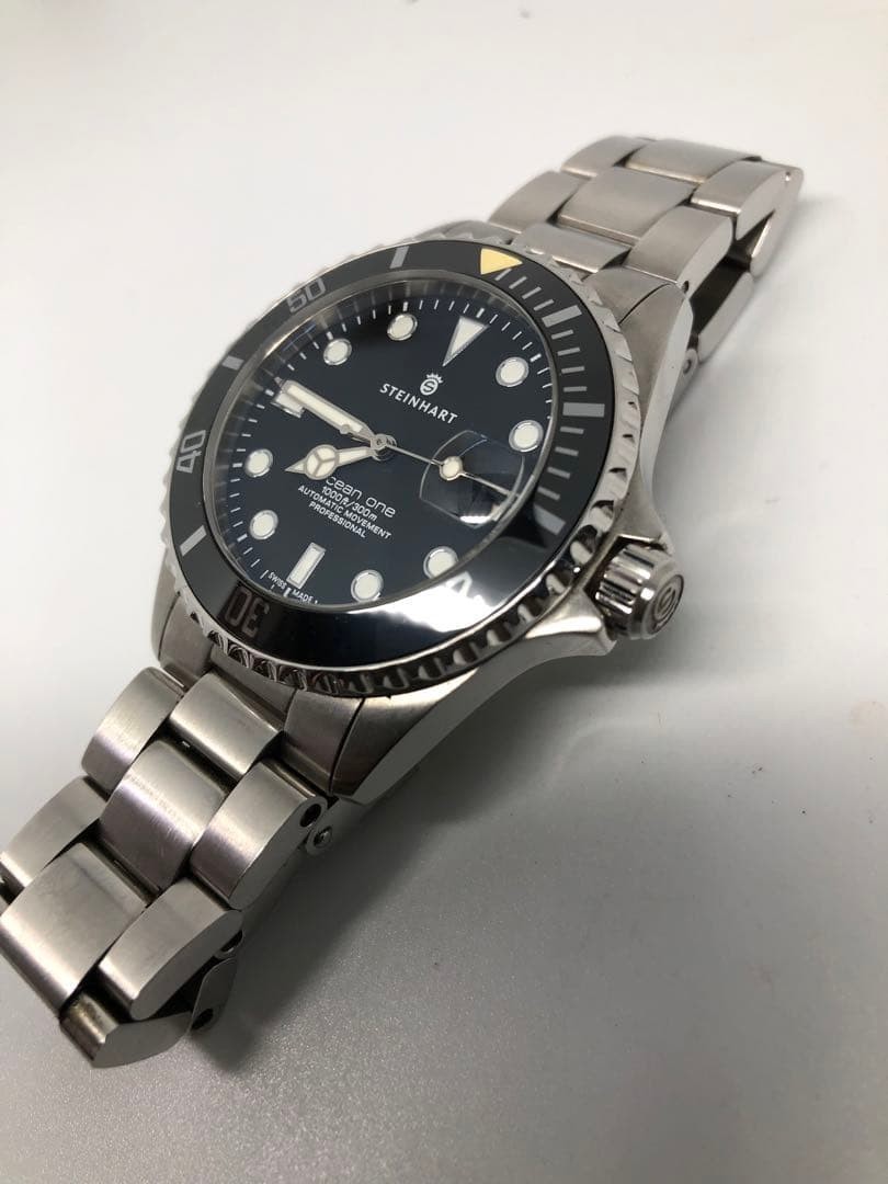 STEINHART Ocean ONE Brown Dial Automatic Diver 300m Swiss Made Set