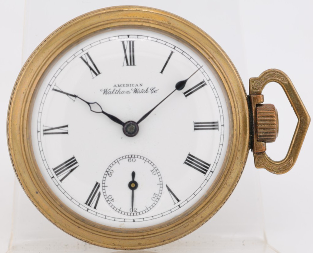 WALTHAM No. 1, 18s 7j, 5668066 ILLINOIS CASE POCKET WATCH, FOR REPAIR (M13)