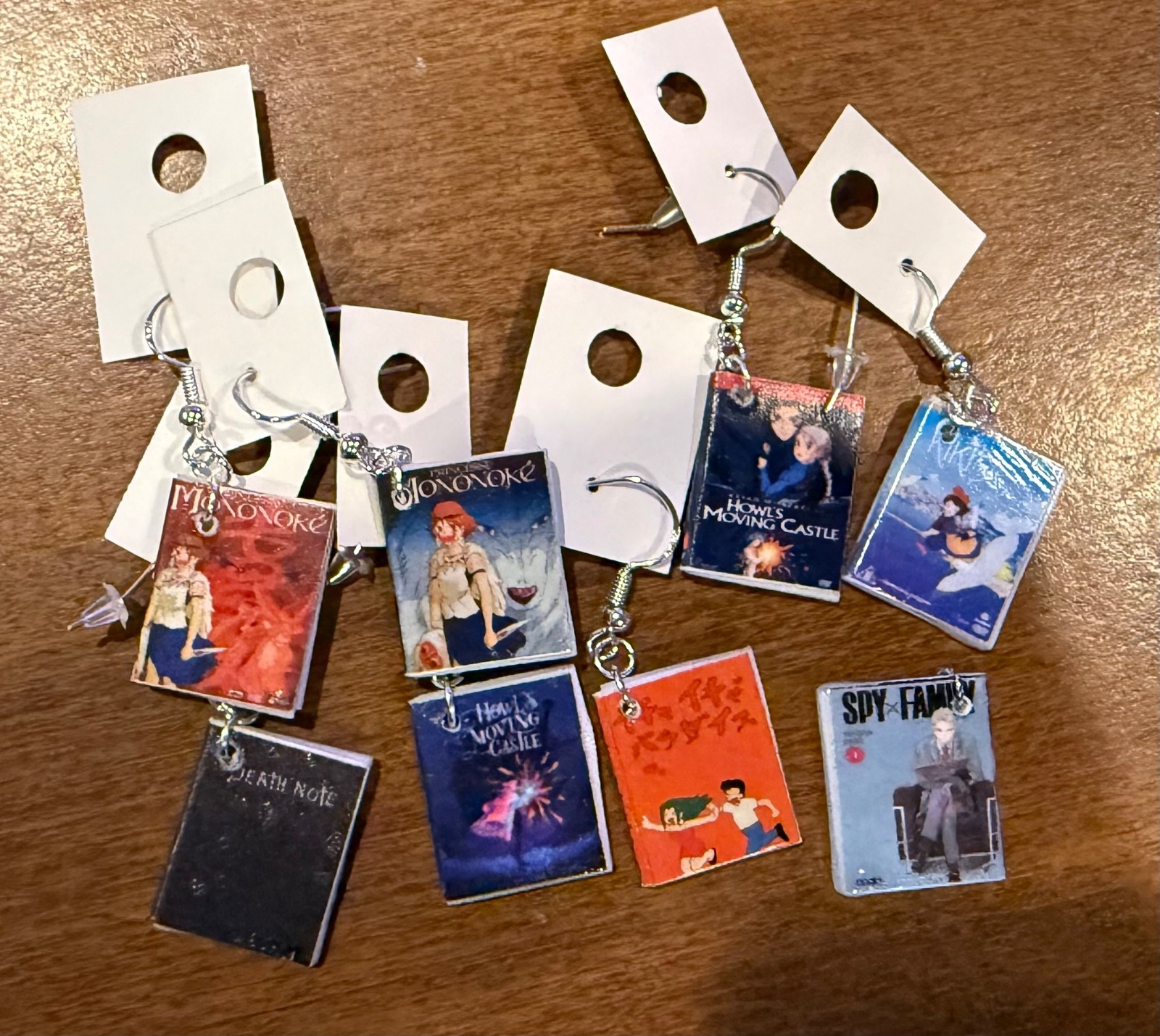 INDIVIDUAL Mini Book & Manga Earrings Handmade Literary Jewelry Book Lover Gift