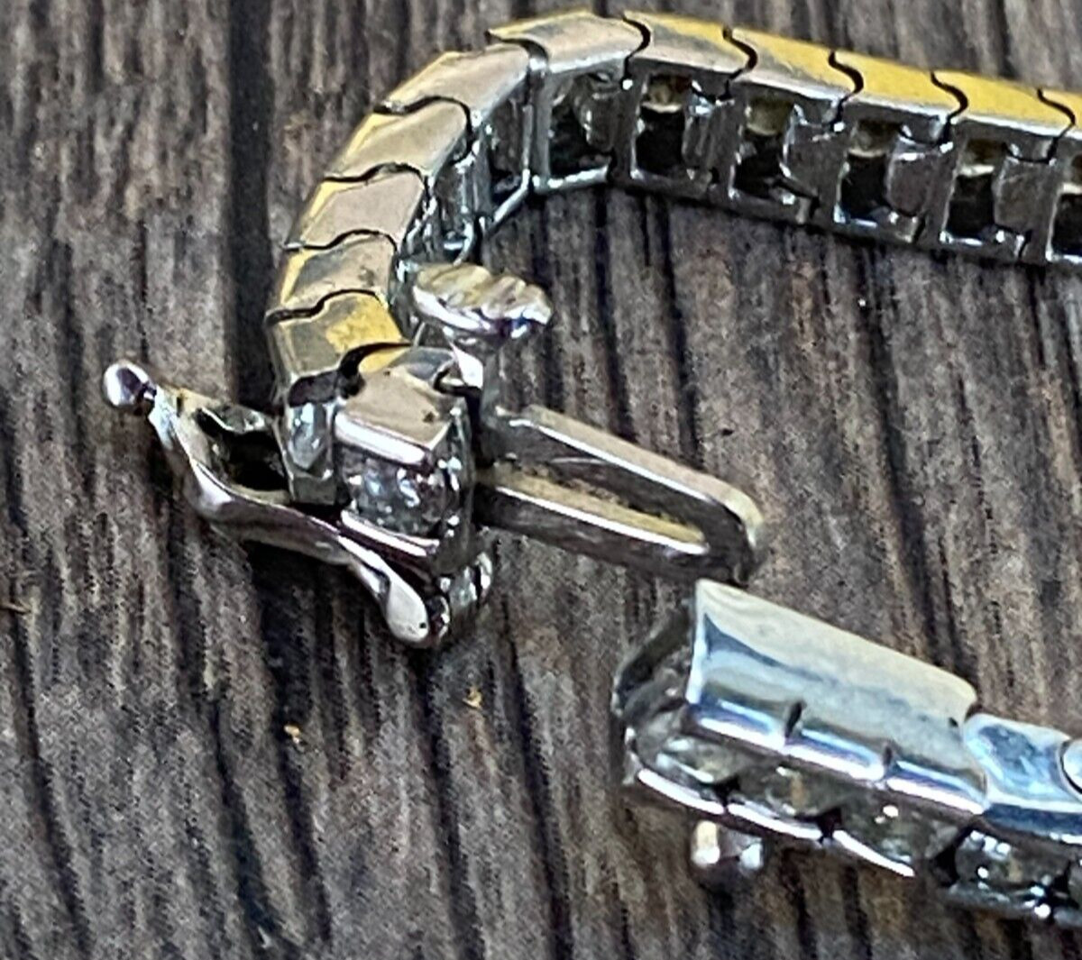 SI 1-H~ 2.0 ctw Round Cut Natural Diamond Tennis Bracelet 14k Solid White Gold