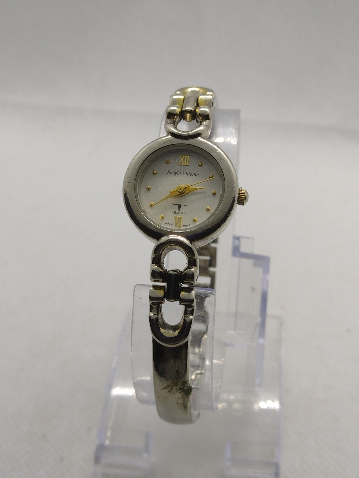 Sergio Valente Watch Silver tone Bracelet Strap Women’s Girls Female