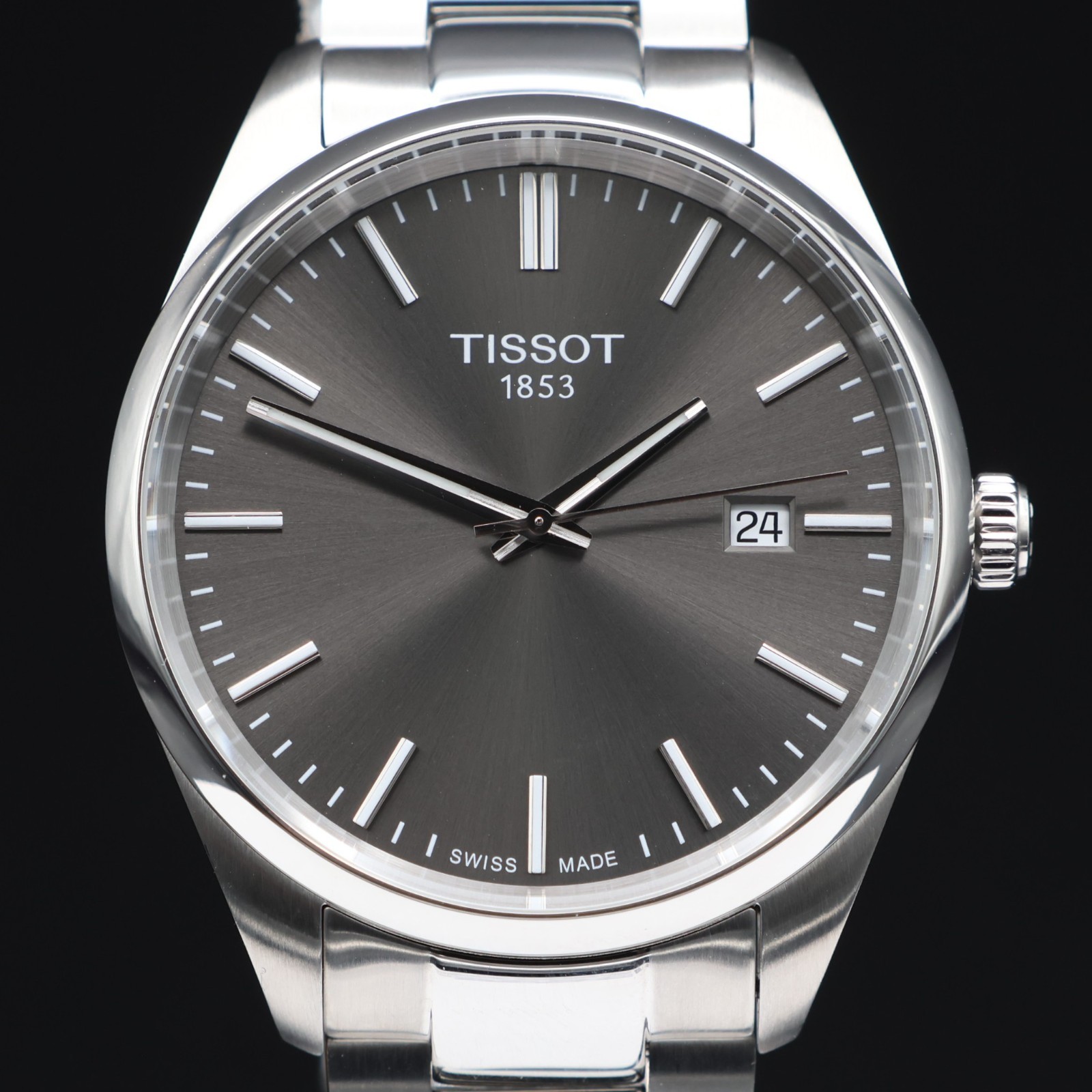 Tissot PR 100 40 mm Quartz Gray Men’s Swiss Watch T150.410.11.081.00 NIB 🩶