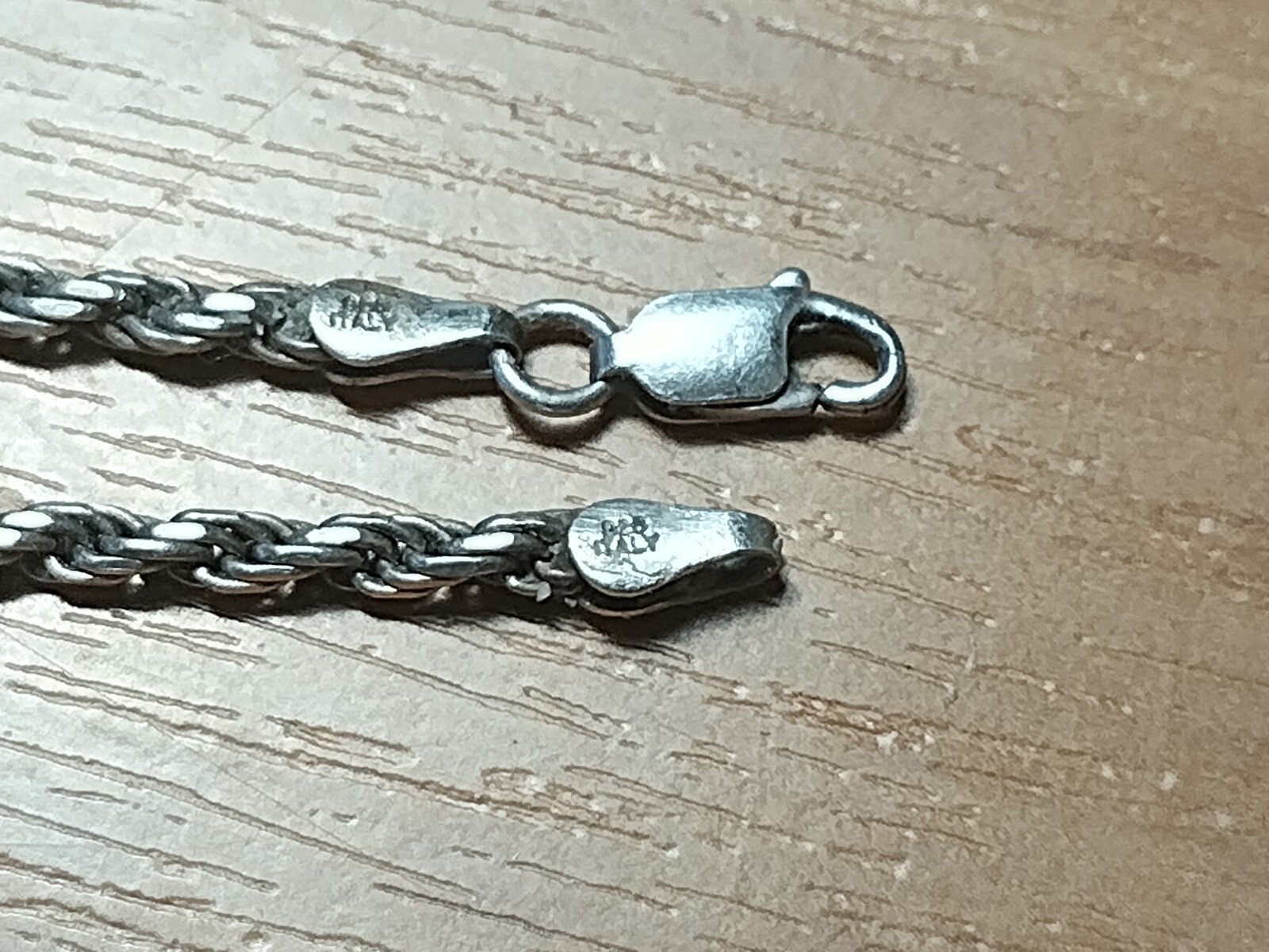 Sterling Silver Chain 54,5 cm, 12,4g. Italy.