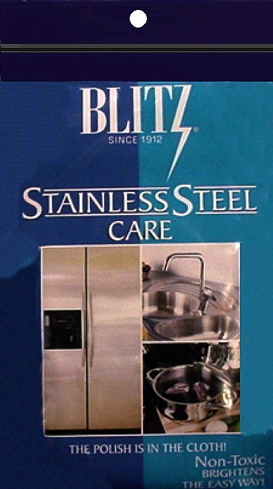 Blitz Industrial BRASS Polishing Cloth & Tarnish Eating Rag