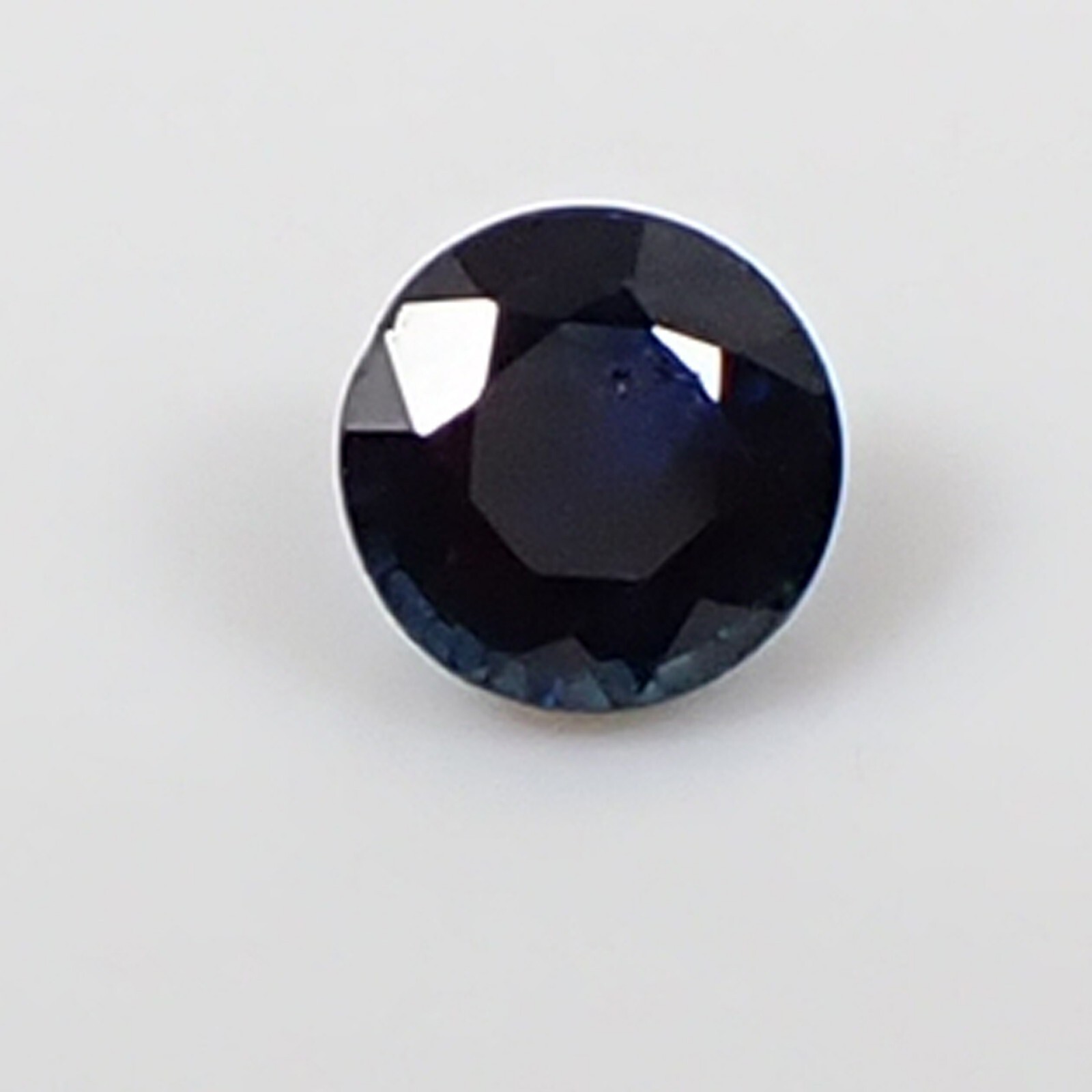 0.31 carat Round 4.05 mm Strong Deep Blue Natural Australian Sapphire Gemstone