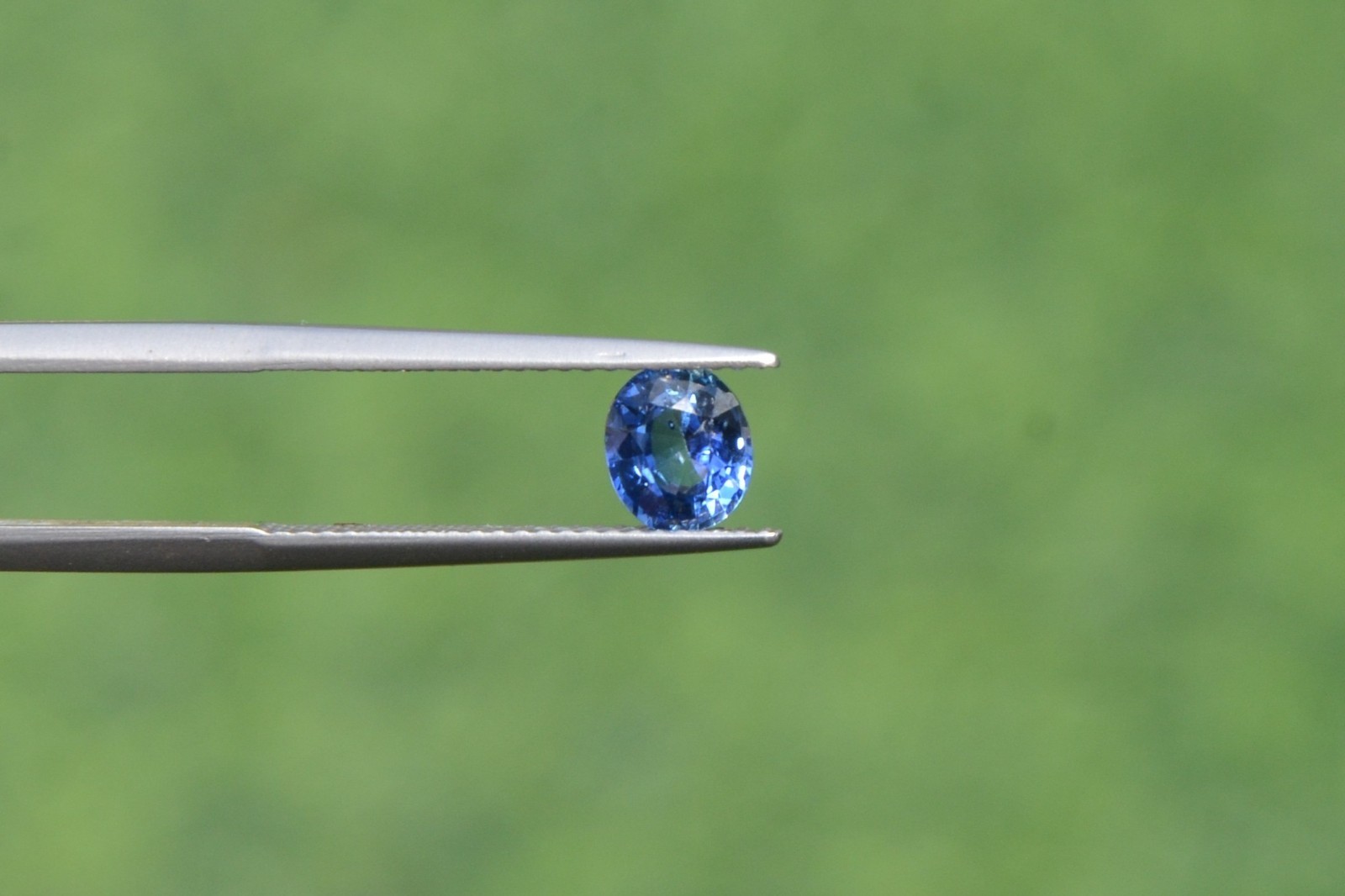 Natural Blue Sapphire 1.02 Carat. Normal Heated Oval Step Cut From Sri Lanka