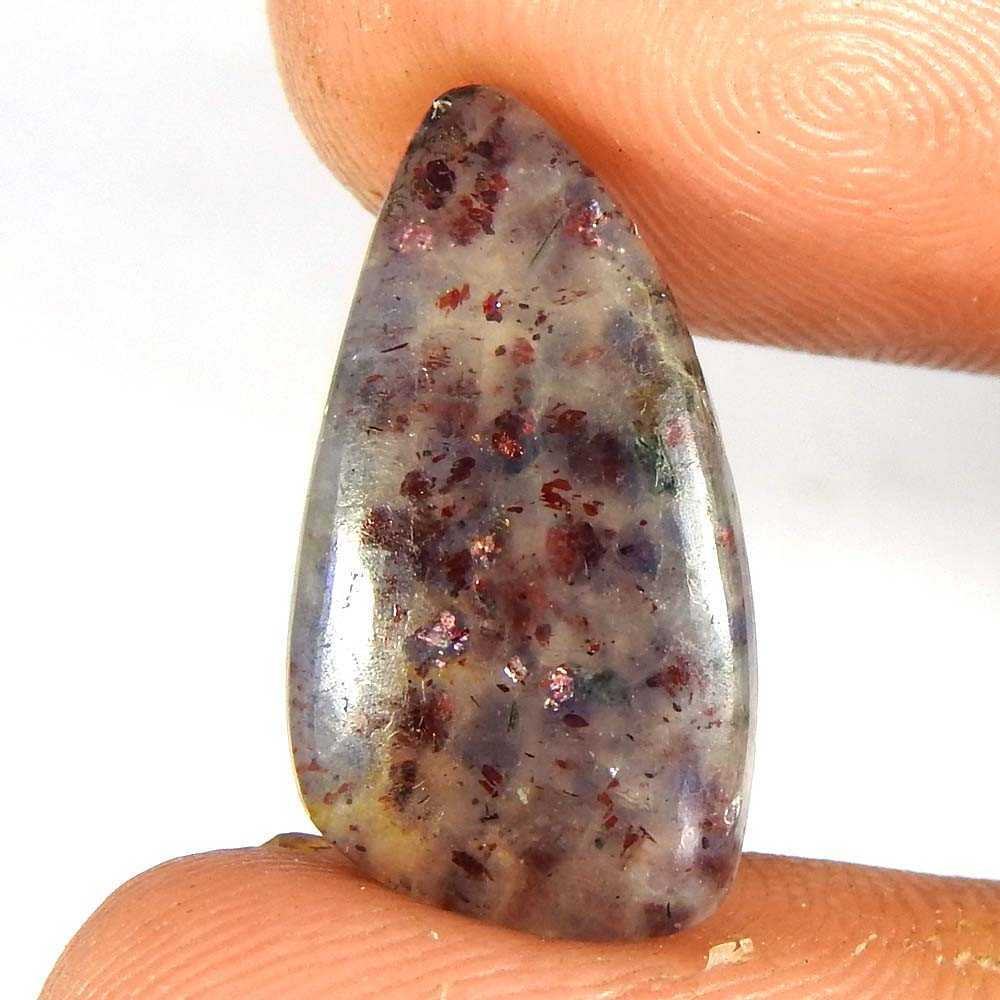 7.10Cts100%Natural Red Blue Iolite Sunstone Fancy Cabochon Loose Gemstone
