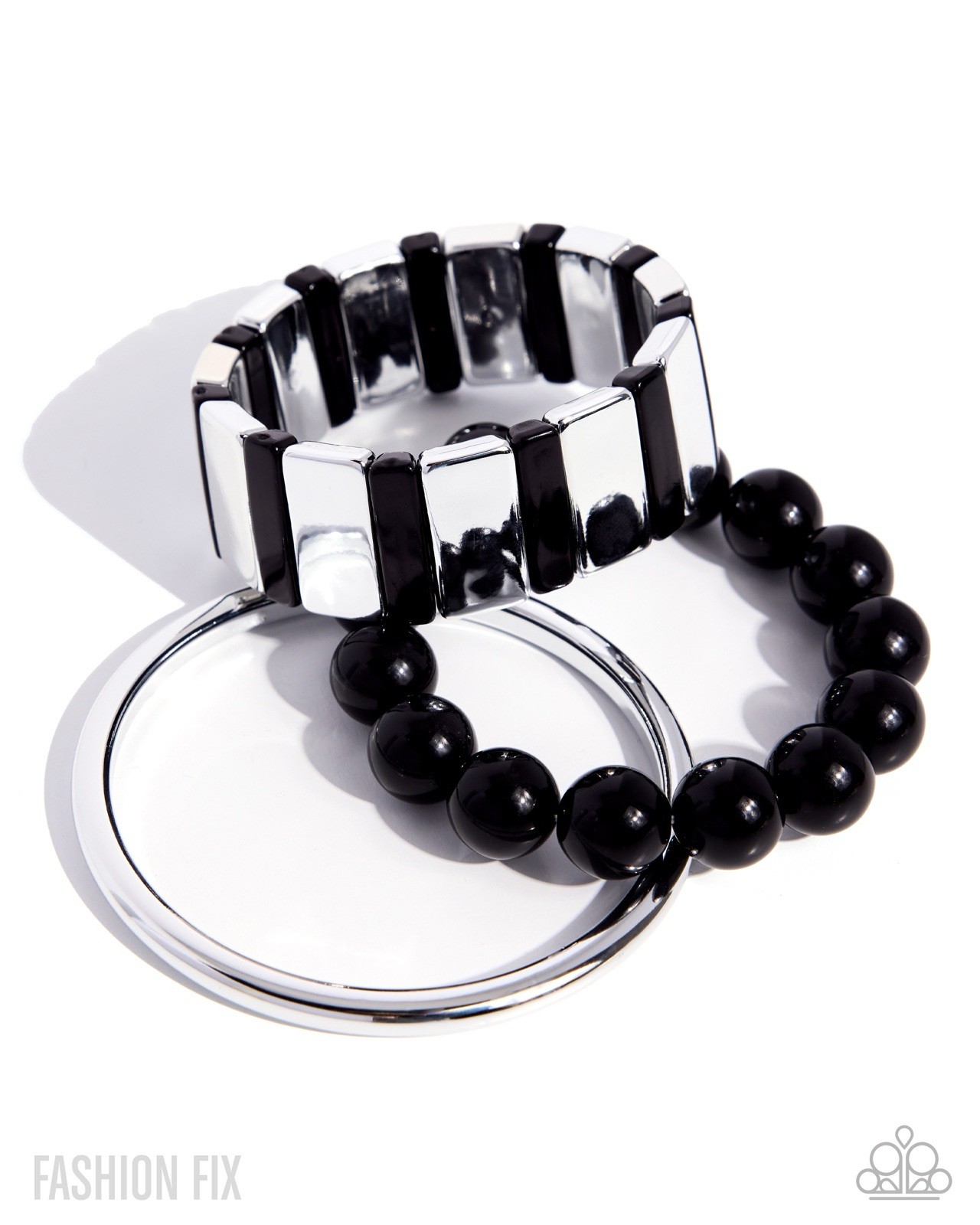 Paparazzi jewelry Sunset Sightings June Fashion Fix Set – Purple Black Silver
