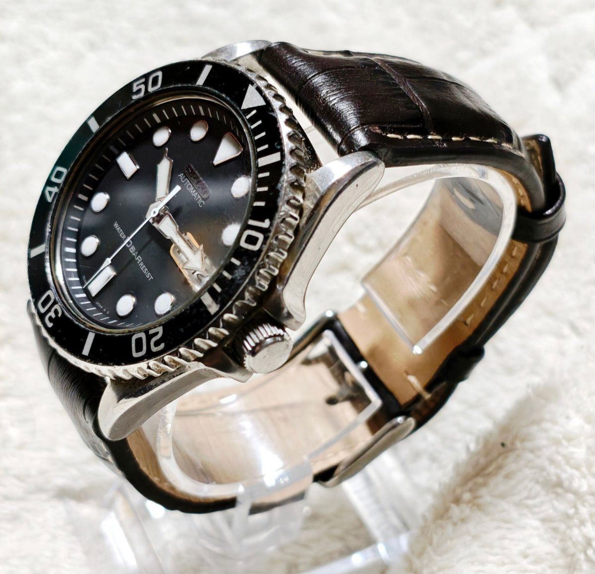 Seiko SKX031 Submariner 7S26-0040 Automatic Diver Black Dial Men’s Watch Japan