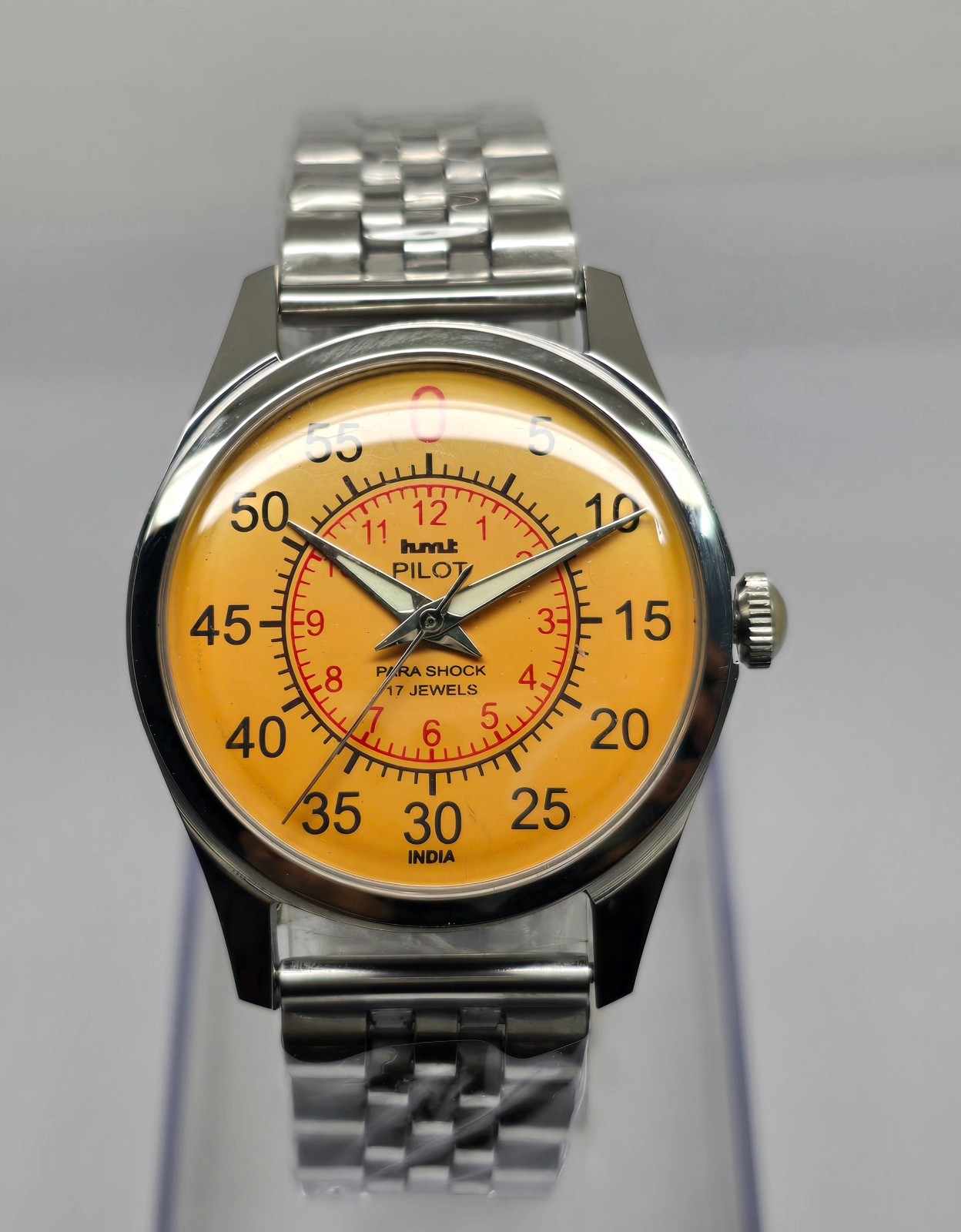 Refurbished Automatic Men’s Watch Day Date | Classic Vintage Style | Steel Strap