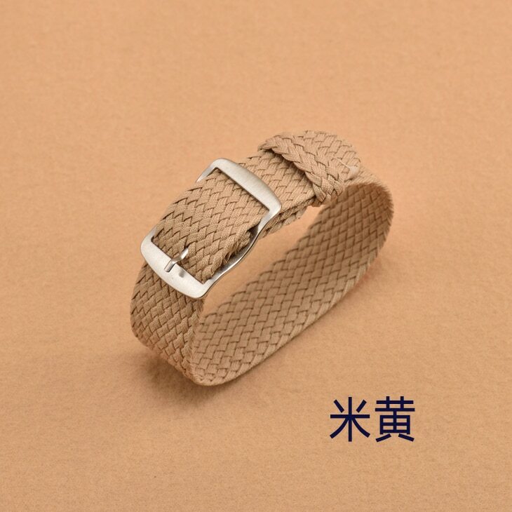 No-hole Nylon Strap 14mm 16 18 20 22mm Wristband Weave Fabric Canvas Watch Band