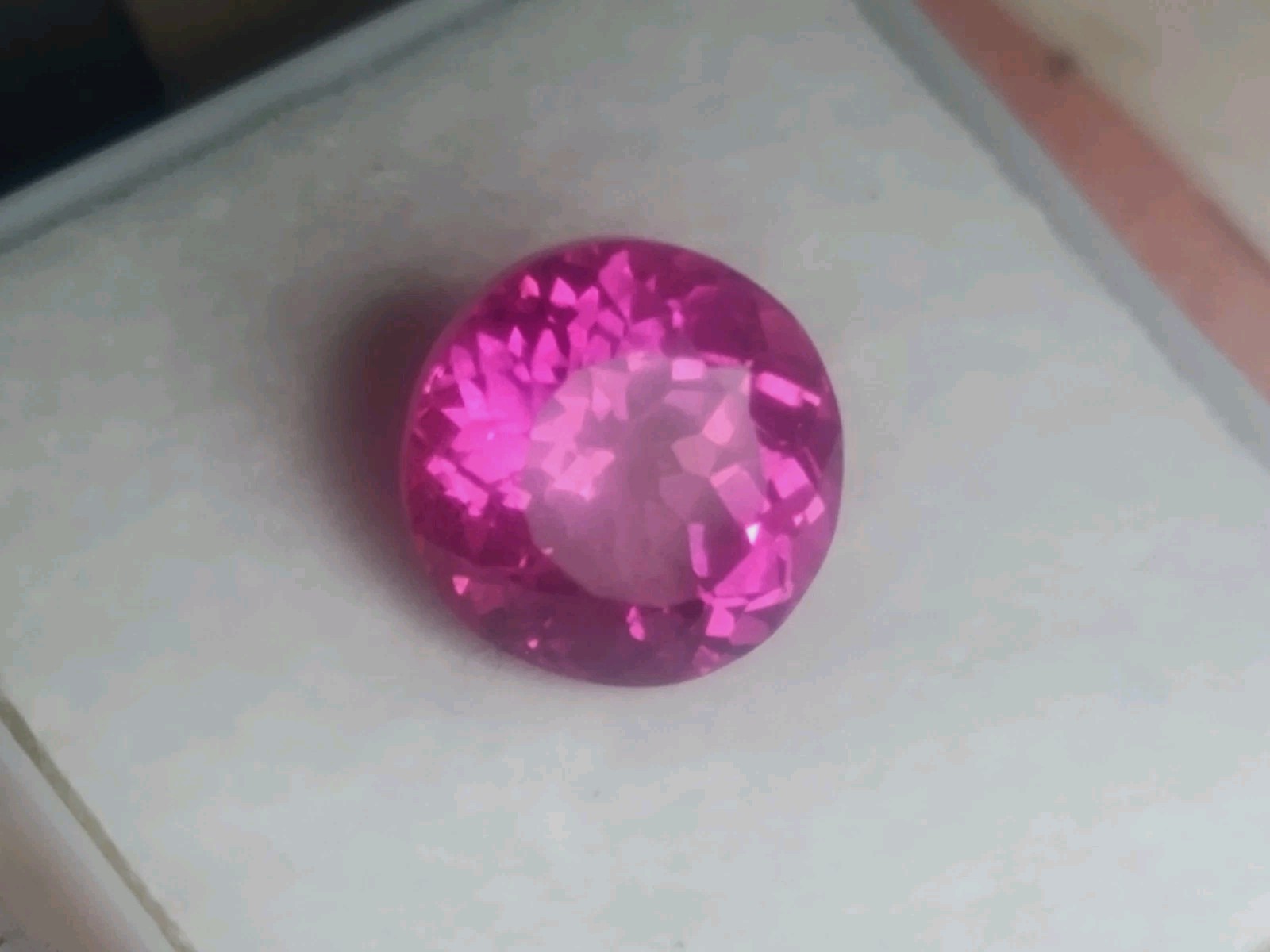 4.00ct Unheated Natural Mogok Pink Ruby Round AGSL Certified Stunning Loose