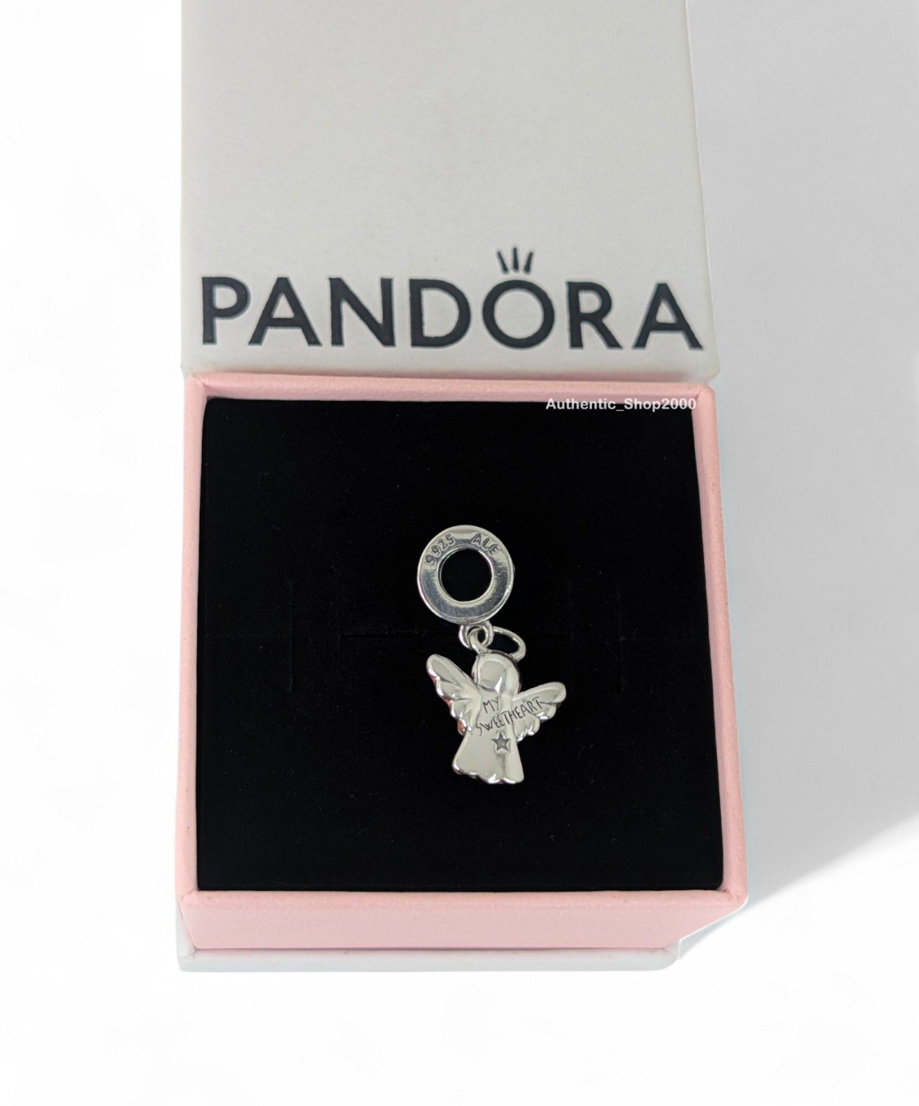 New 100% Authentic PANDORA 925 My Sweetheart Gingerbread Angel Charm 794247C01