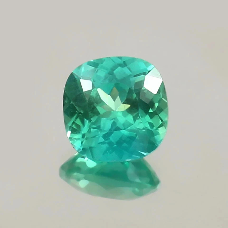 Natural Blue-Green Parti Sapphire Cushion Cut 5.20 Ct CERTIFIED Loose Gemstone