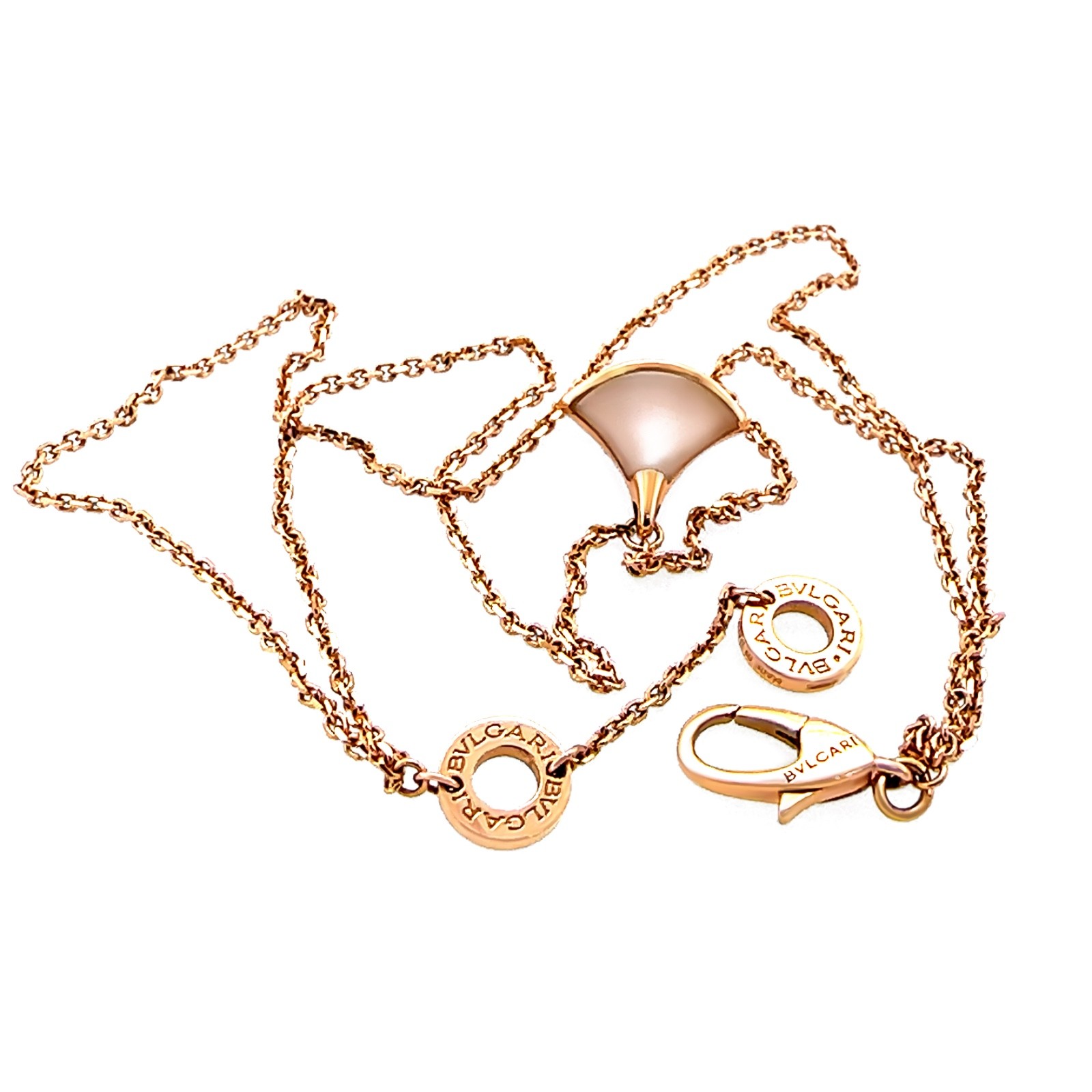 Authentic Bvlgari Divas’ Dream 18ct Rose Gold Pearl Bracelet 3.93g RRP $2,820*