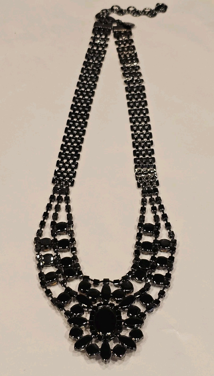 QVC LOGO LINKS By Lori Goldstein Extravagant Rhinestone Statement Necklace