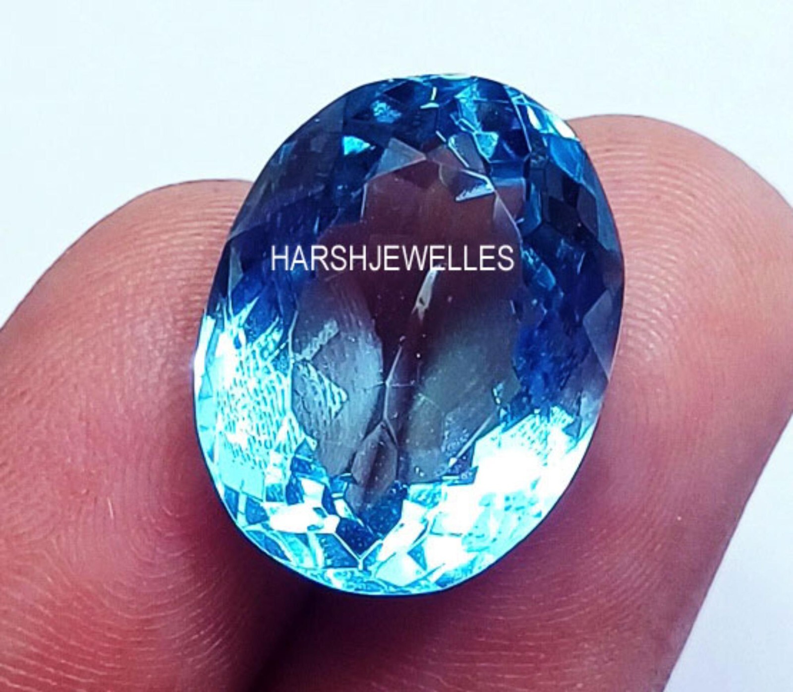 Dark Aquamarine 10 To 12 Ct Certified Oval Cut Loose Gemstone H253