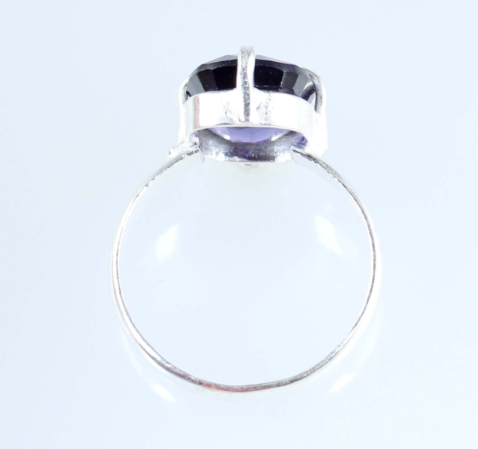 7.30 Ct Certified Natural Boysenberry Sapphire Cushion Gemstone Engagement Ring