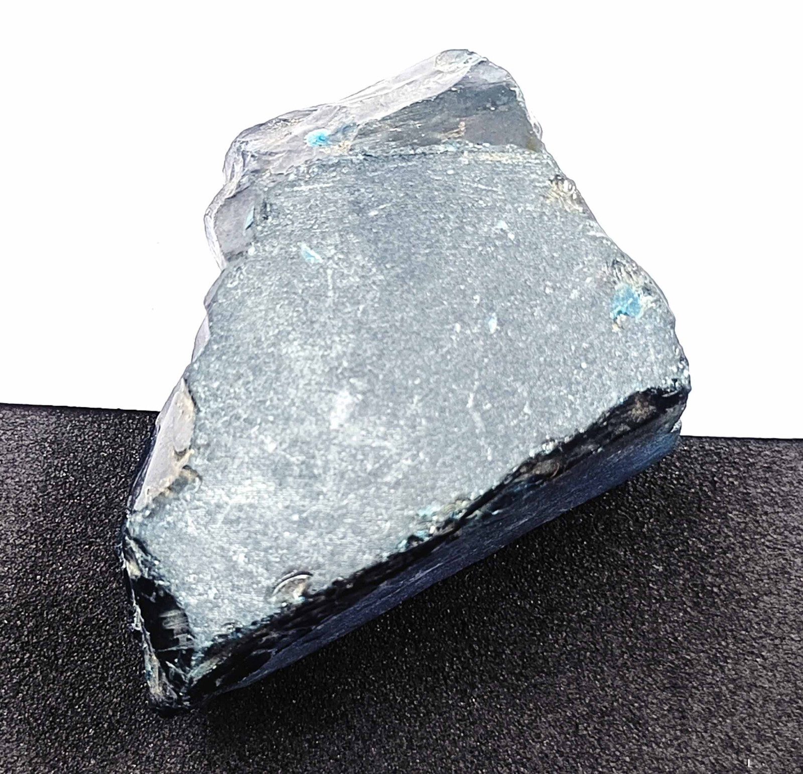 Natural Certified 630Ct Cambodia Deep Blue Zircon Uncut Rough Loose Gemstone AKC