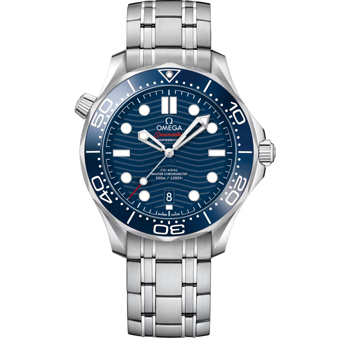 OMEGA Seamaster Diver 300M 210.30.42.20.03.001 Blue New! Box and Cards