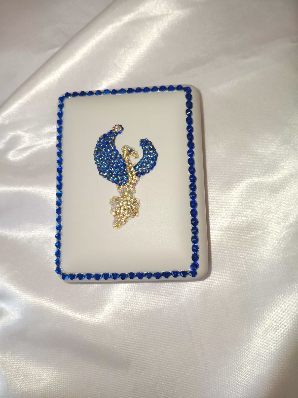 Crystal Phoenix Pendant Necklace Jewelry Set Handmade – Phoenix Gift