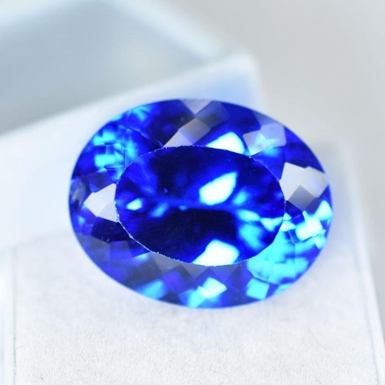 Natural Certified 7.20 Ct Blue Sapphire | Oval Cut Ring Jewelry Design Gemstone