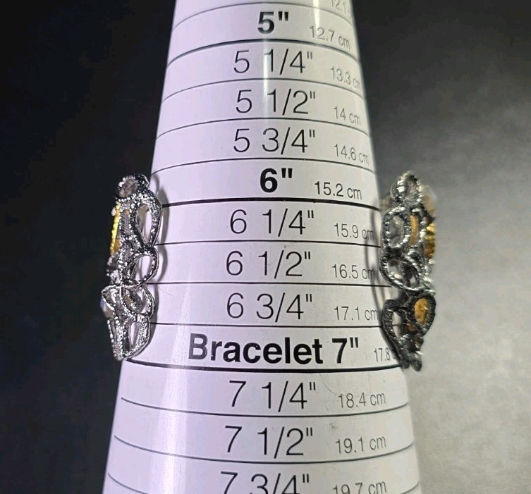 Alexis Bittar Ruthenium & Yellow Gold Plate Moonstone Bracelet