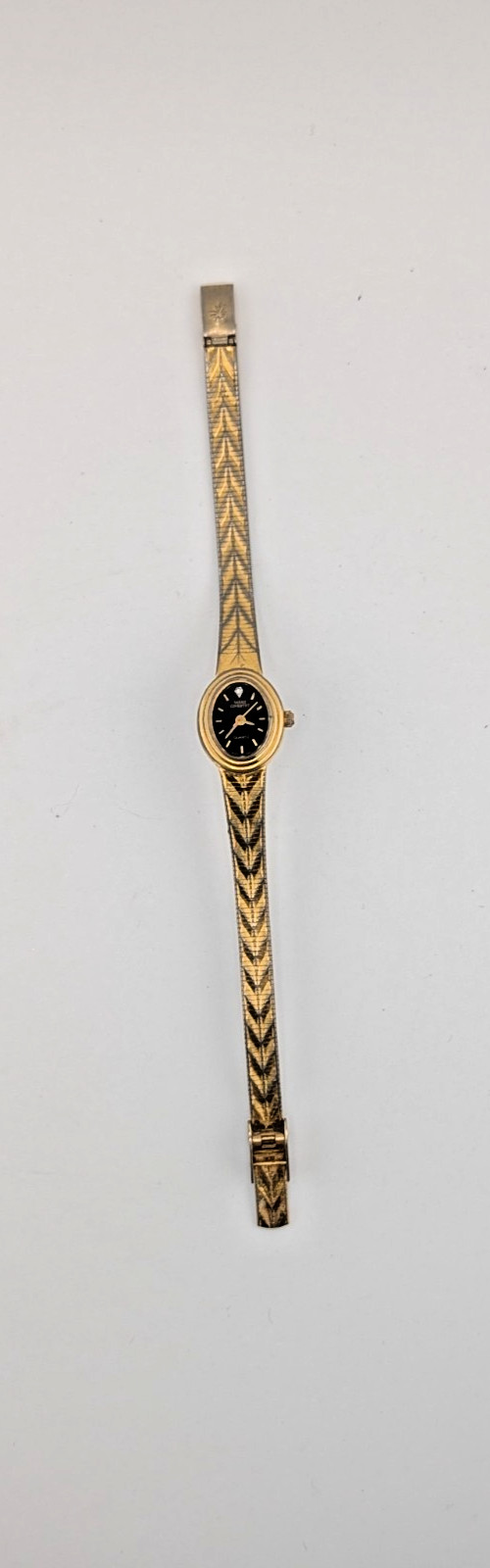 TESTED Vintage Sarah Coventry LSC711 Quartz One Jewel Gold Tone Watch Women’s
