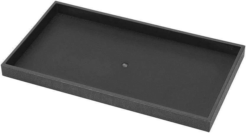 Aluminum Jewelry Storage Organizer Case w 12 Black Trays Rolling 16 3/8″ Lock