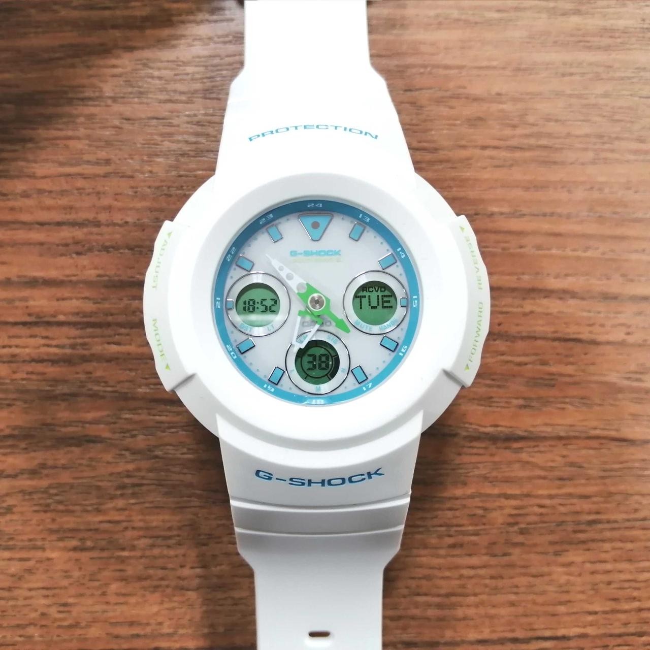 CASIO White X Light Blue AWG-M510SWG G-SHOCK