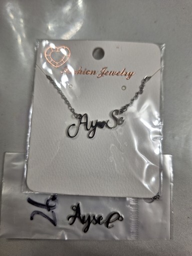 Personalized Custom Name Necklace Women Stainless Steel Nameplate Pendant Gift
