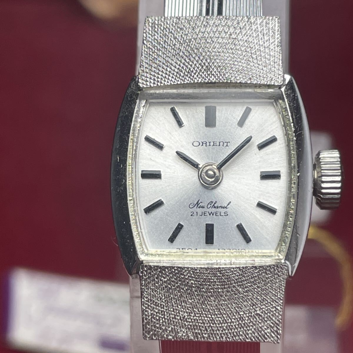 Good Condition ORIENT New Chanel 21 Jewels Hand Wound Vintage Antique Operationa