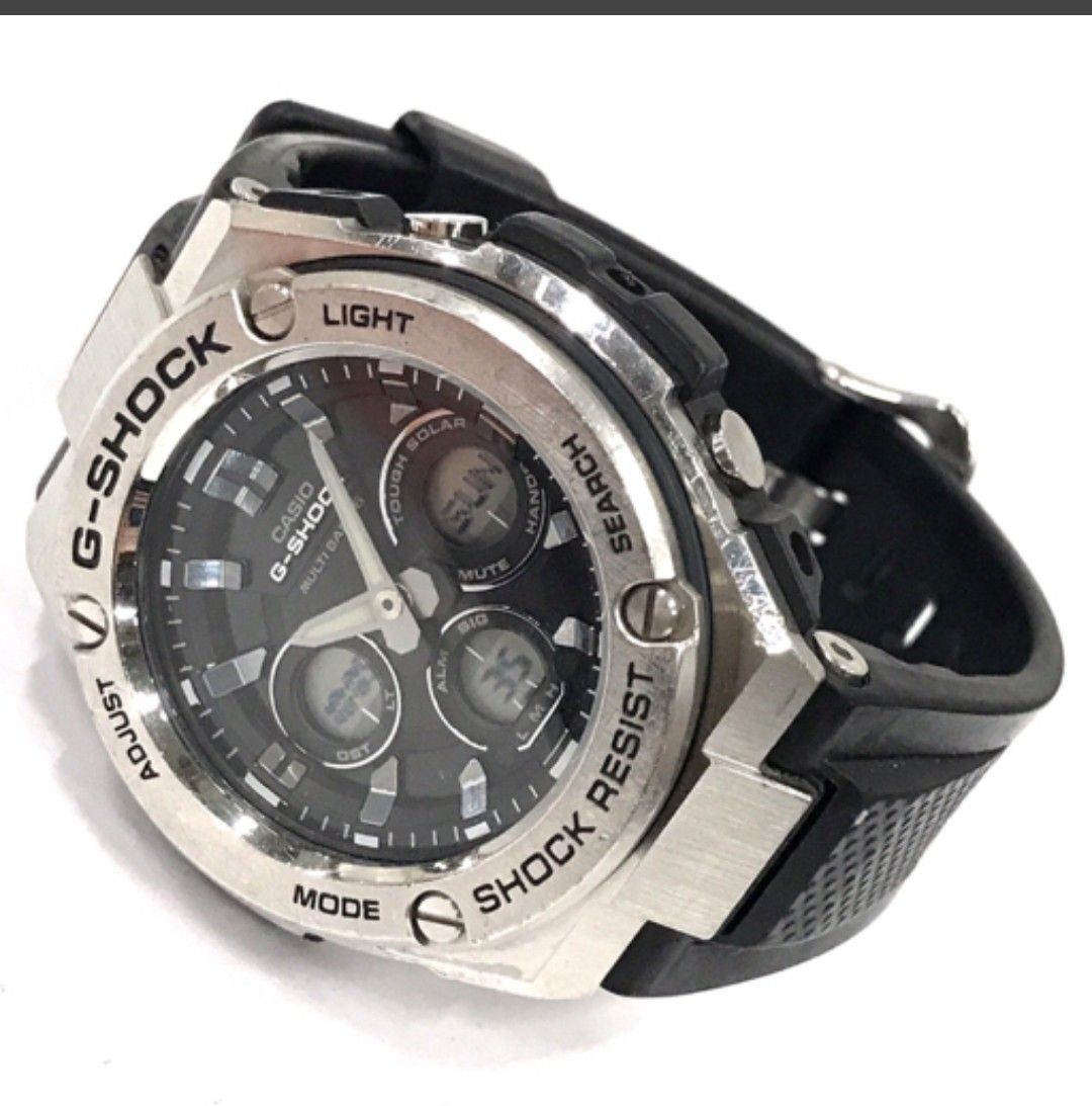 CASIO G-SHOCK GST-W310 G-Steel 55.9 x 49.3 mm Radio Solar Analog White Men