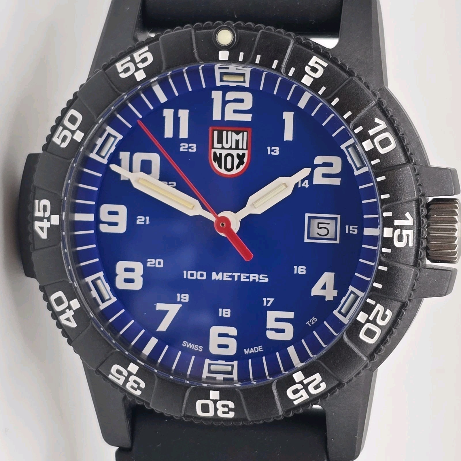 Luminox Leatherback Sea Turtle Quartz Watch 44mm Blue Black