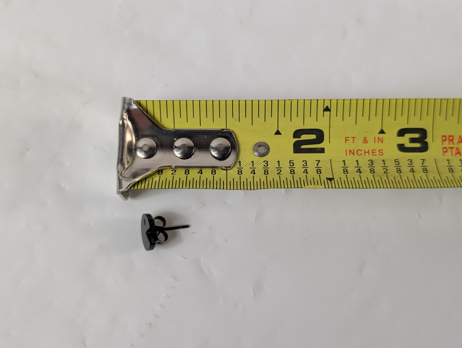 Post Pierced Earrings Tiny Small Black Metal Asymmetrical Pacman And Ghost