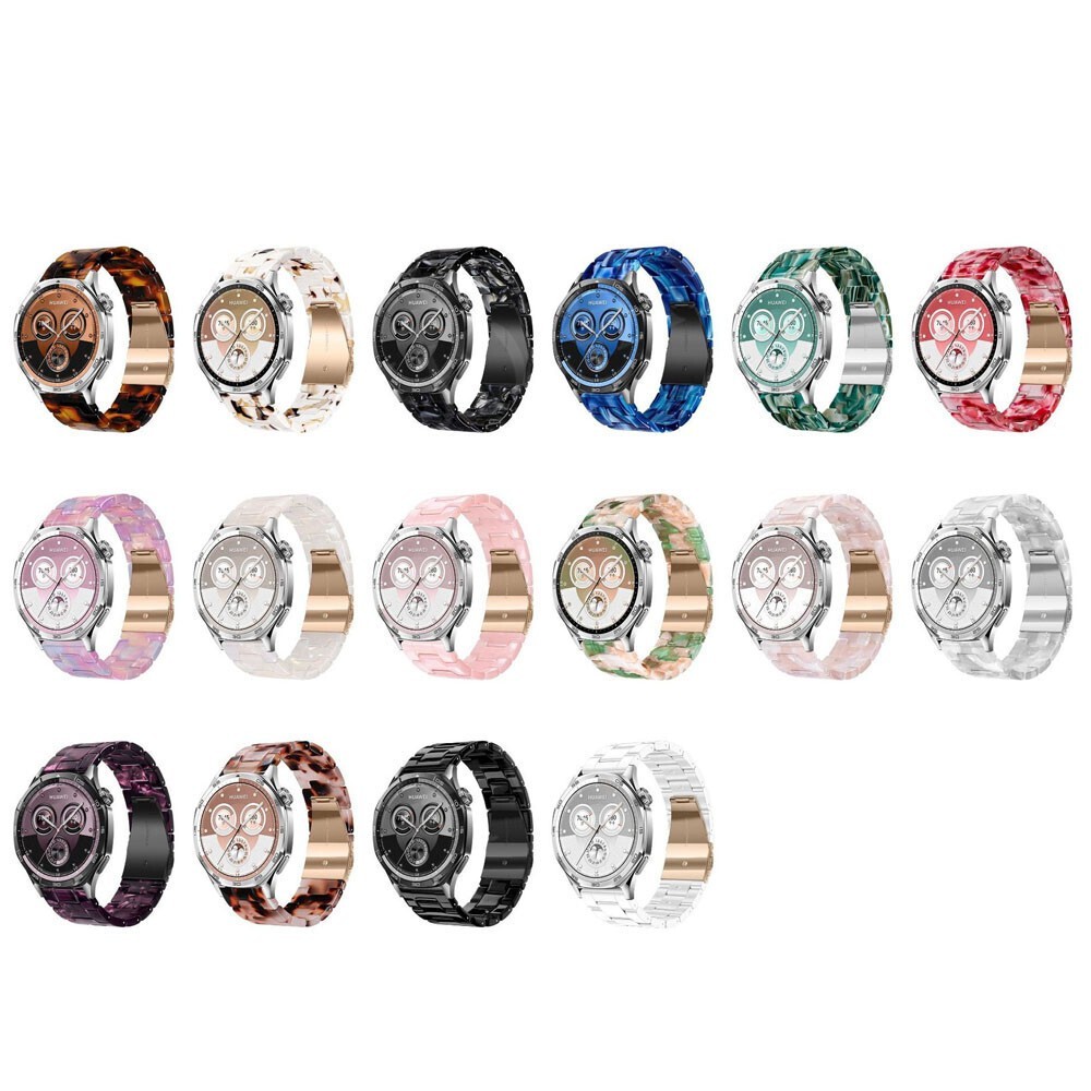 Luxury Resin Watch Band Strap for Amazfit Bip 6 5 GTR GTS 4 3 2 2e 47mm Bracelet
