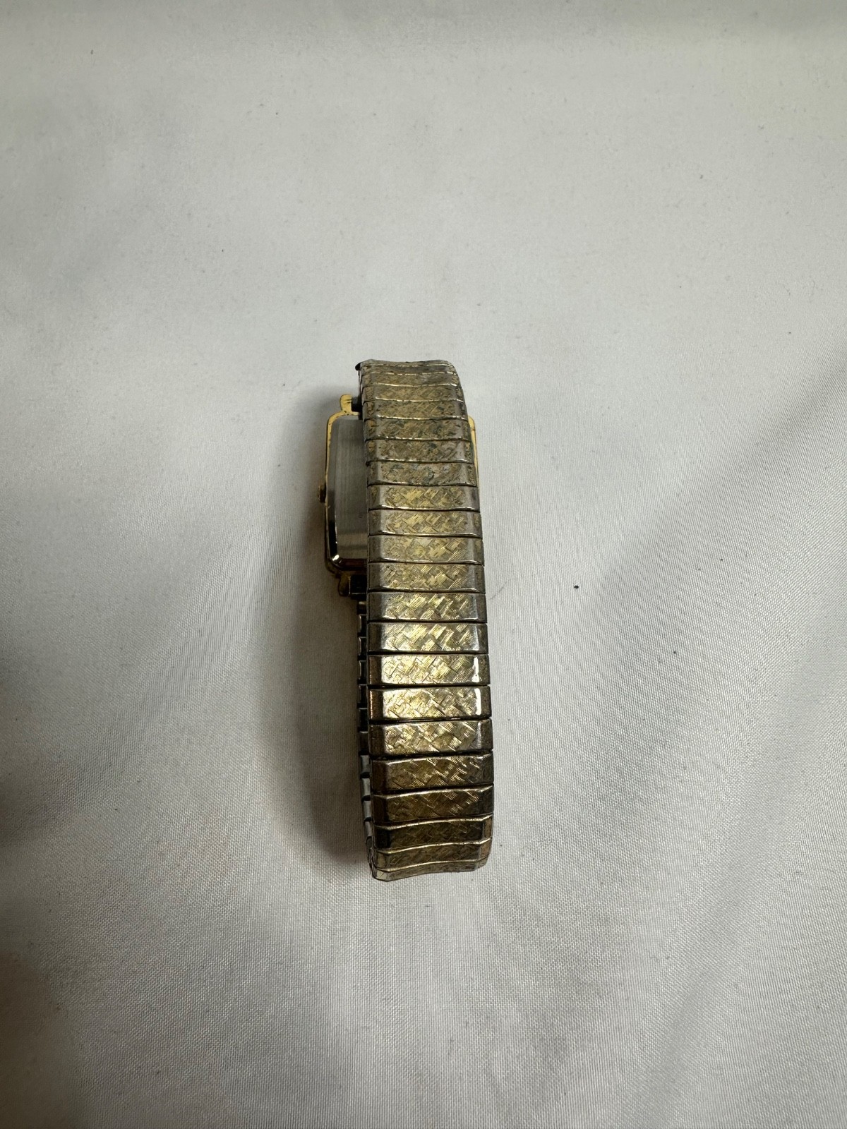 Vintage Pulsar V535-5A00 Moon Phase Gold Tone Tank Style