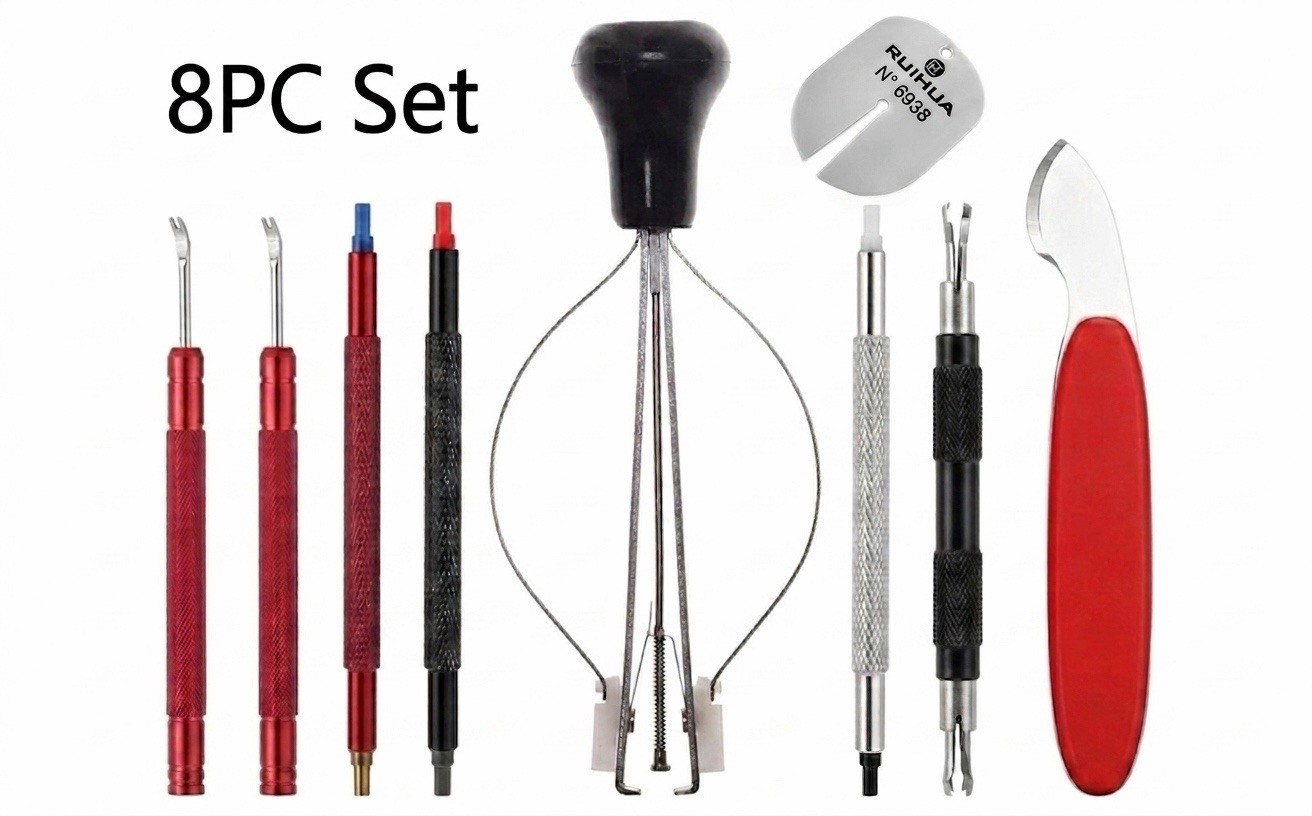 8Pcs Watch Hands Repair Tool Kit Set Watch Hand Removal Tool Dial Protector