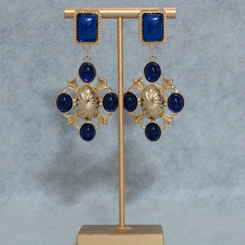 Bohemian Style Vintage Glass Earrings Accessories