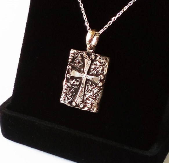 Cross Pendant Handmade Gothic Jewelry Birthday Gift