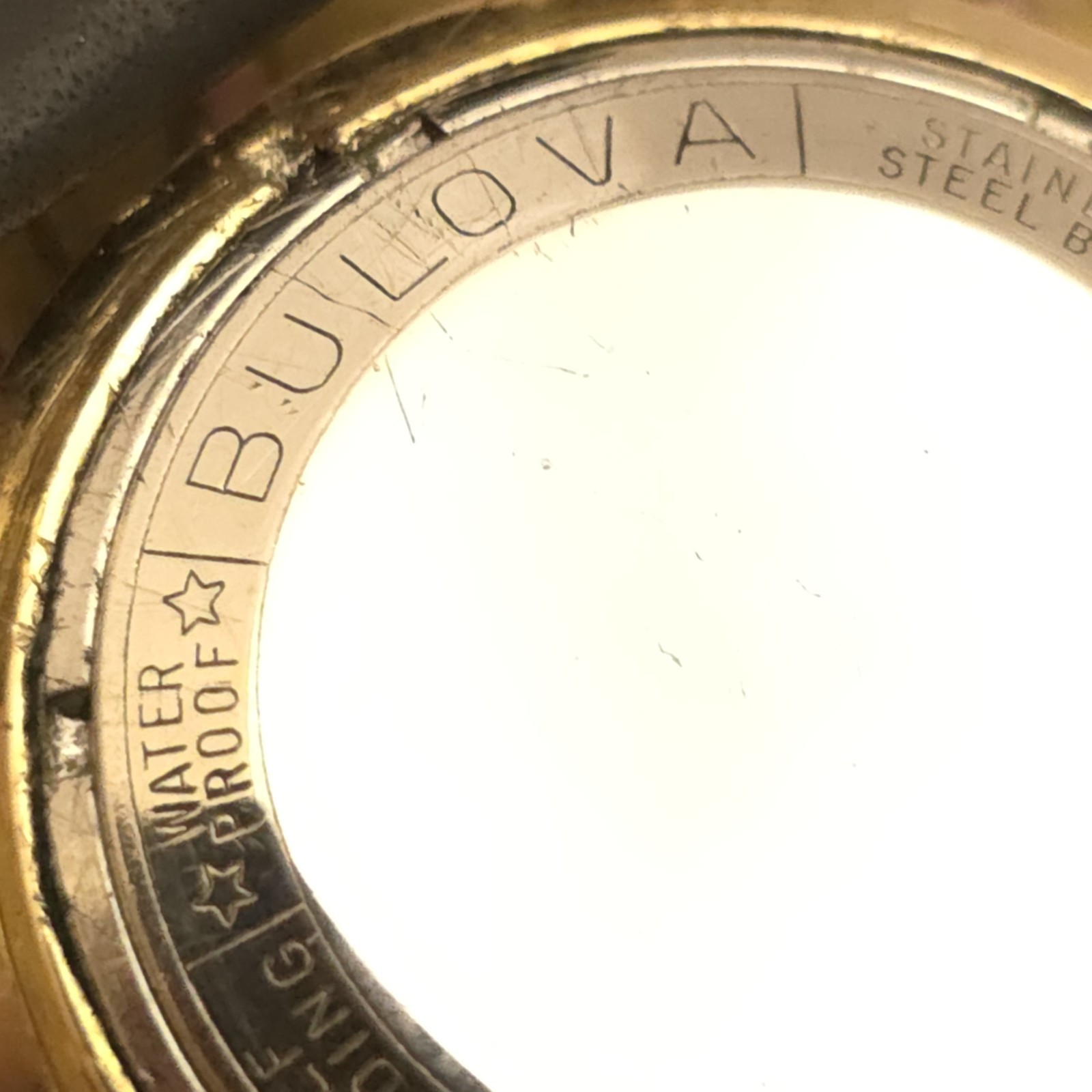 TW7 23j SHARP 1956 UFO BULOVA FLYING SAUCER SELF WIND 14k GOLD FILLED SS RUNS A+