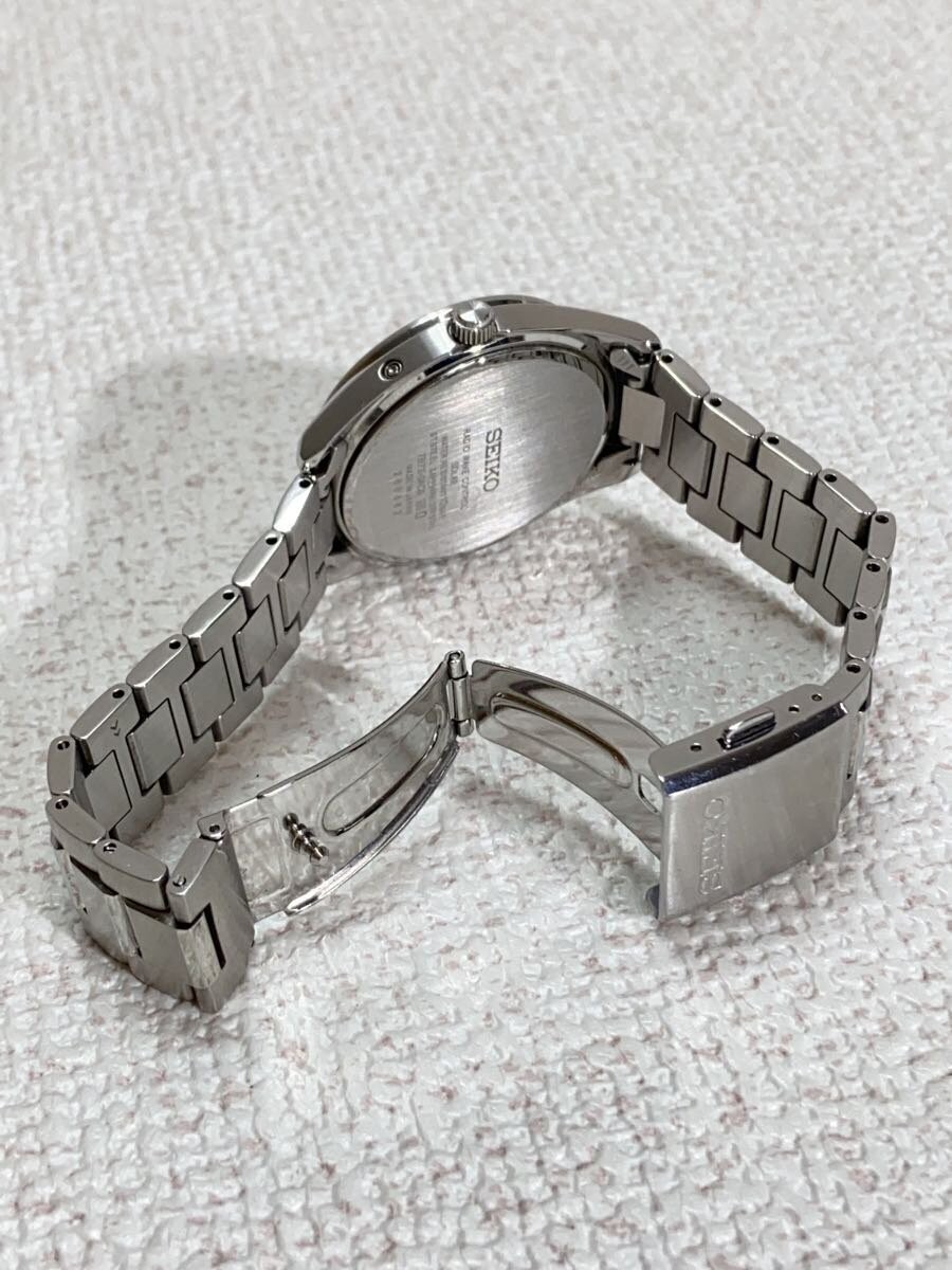SEIKO Selection Solar 7B72-0AC0 Watch Radio Wave Control White Dial Men’s used