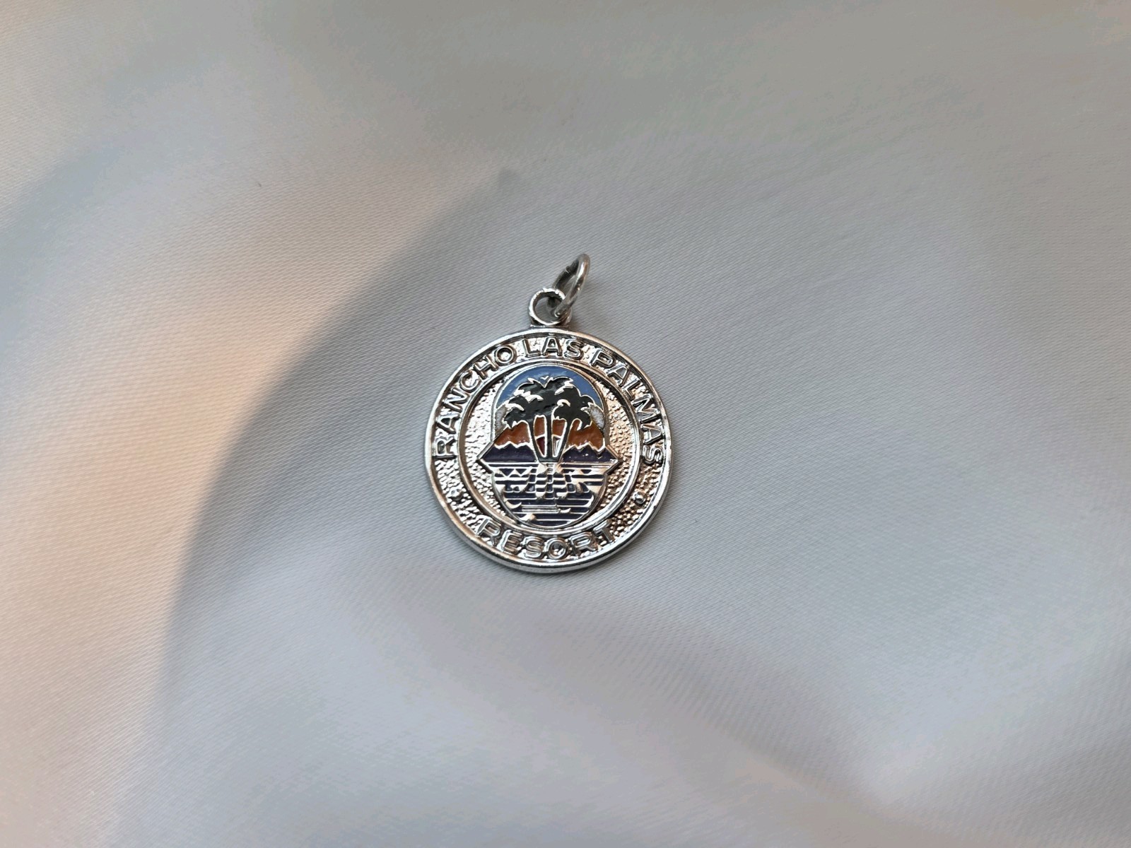 ​Vintage Kinney SS Rancho Las Palmas Resort Enamel Charm Palm Springs