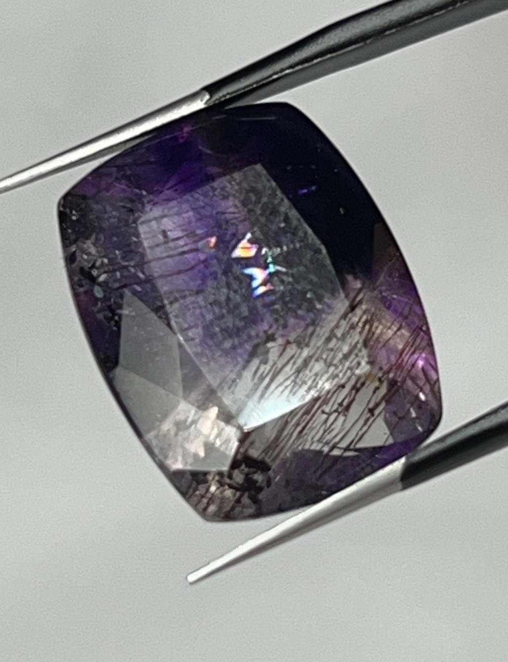 IPAS-1 Natural Amethyst 10.40ct 17x12x7mm Emerald Shape