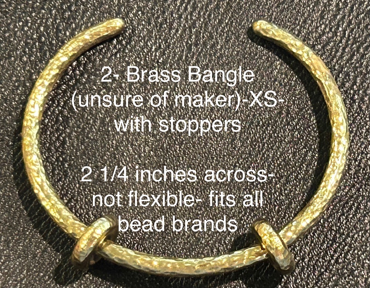 True Beadz Or Elfbeads Bangles for Beads- Silver or Brass -NBW