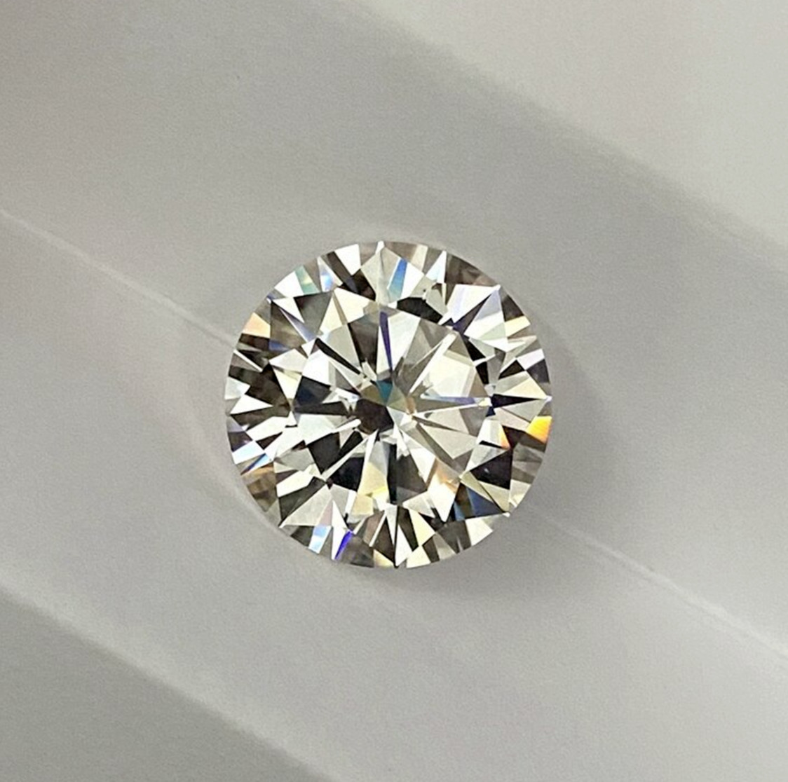 Round Cut 3.00 Ct D-Color Diamond Lab-Grown EGL Certified CVD Loose Gemstone EKM