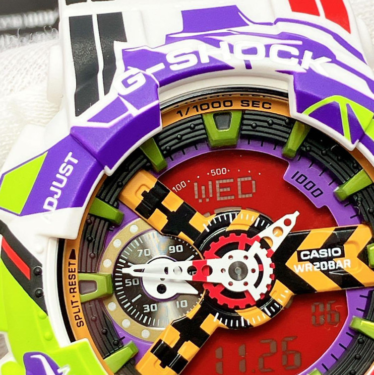 Neon Genesis Evangelion & Casio G-Shock Collaborated New Watch GA-110EVA30-7AJR