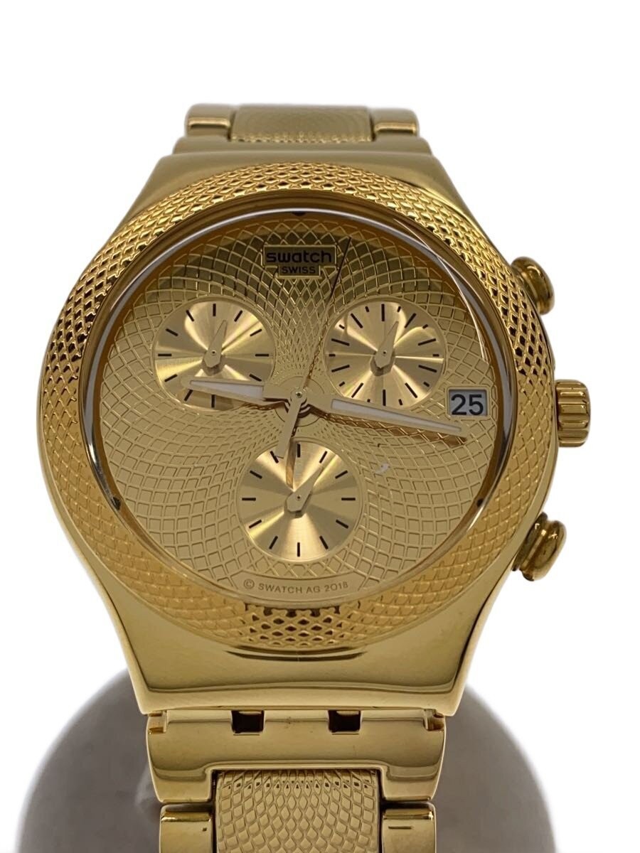 SWATCH Watch / Analog / Stainless Steel /GLD/GLD/SS//