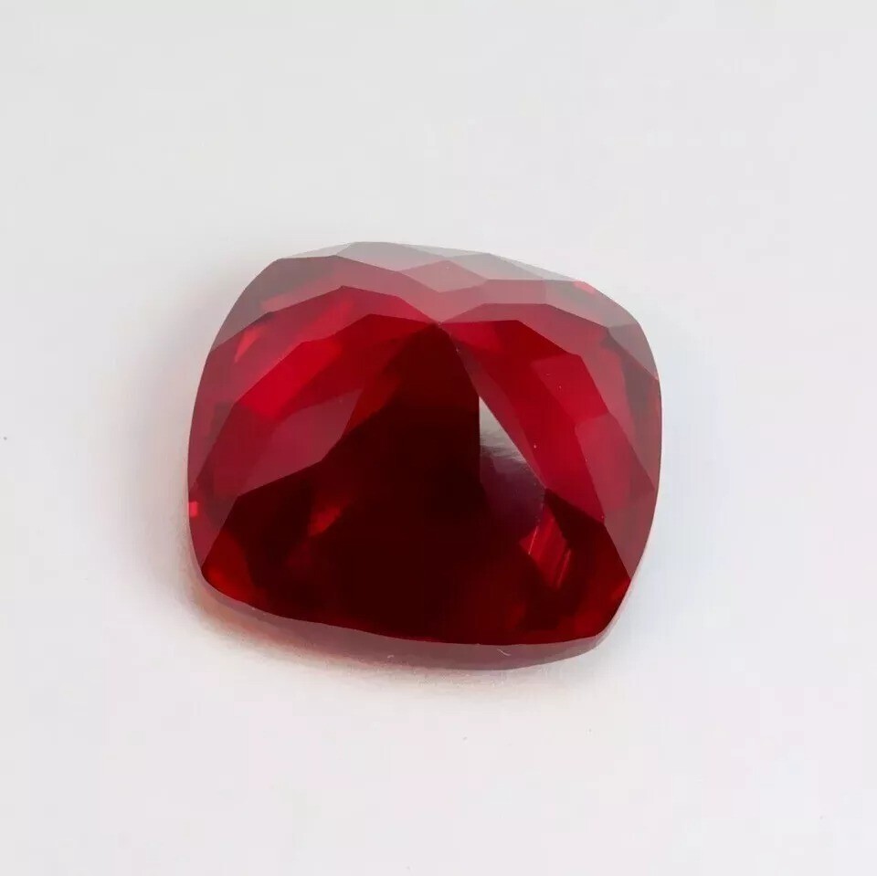 8.27 Ct AAA Blood Red Ruby Loose Cushion Gem Cut Use Ring, Jewelry Making Tools